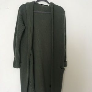 Jenni Kayne Dark Olive Sweater Coat
